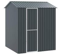 Outdoor Bird Cage Anthracite 215x210x247 cm Galvanized Steel | Spacious rectangular profile, garden or terrace use, se steel enclosure, modern minimalist style, easy assembly with