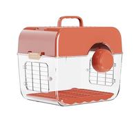 Outdoor Bird Cage, Bird Cage Small, Camera Shape, One-piece Molding, Hand-held, Suitable for Going Out for Walks and Gatherings(Red)