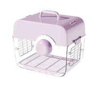 Outdoor Bird Cage, Bird Cage Small, Camera Shape, One-piece Molding, Hand-held, Suitable for Going Out for Walks and Gatherings(Purple)