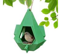 Outdoor Bird Feeder - Hanging Feeding Station with Weatherproof Roof, Easy Refill for Wild Birds, Ideal Feeding Station for Finches in the Garden, Balcony, Patio, Naturally Friendly, Stable