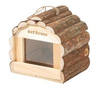 Outdoor Bird House - Hangs Wooden Birdhouse, Bird Breeding Box | Unique Outdoor Bird Nest, Multi Functional Hangings Bird House Breeding Box, Wild Bird Sanctuary for Balcony Courtyard Terrace