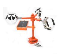 Outdoor Bird System Using Rotating Reflective Cups To Generate Visual Distraction Without Sound Or Power(base)