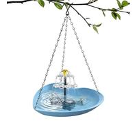 Outdoor Birdbath Solar Powered Heart Shape Pet Bathtub