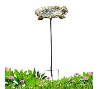 Outdoor Birdbaths | Weather Resistant Pet Feeding Tray,Standing Metal Bird Bath Feeder Bowls | for Macaws Parrot Sparrow Parakeet Budgies Garden Yard Balcony
