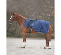 Waldhausen Rain Exercise Sheet with Saddle Gap Navy - Full