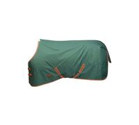 WeatherBeeta ComFiTec Tyro Standard Neck Medium Horse Turnout Rug, Green/Burnt Orange/White, 6'3