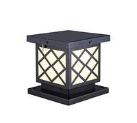 Outdoor Bollard Light Cap, ra la Vinta Po Pi Lante E C Lig Balco Cond-Ca Alumini Gla Fen Ven Gard Landsca Stadium