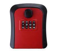 Outdoor Box 4-Digit Combination Safe Lockboxs Wall Mounted Hider Resettable Security Passwords Box Box with Code for Door Outside Waterproof Small