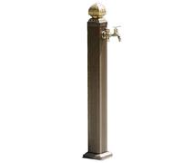 Outdoor Brass Faucet, Freestanding Garden Hose Holder, Vertical Water Column Hydrant, Freeze & Crack Resistant, Yard Water Feature, Durable Garden Tap for Easy Access