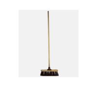 Outdoor Broom with Handle Stiff Garden Sweeper Head Yard Hard Brush