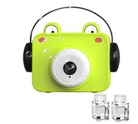 Outdoor Bubble Machine, Automatic Bubble Machine - Portable Bubble Maker Animal Automatic Blower for Light and Music Bubbles, Beautiful Bubble Camera with Solution