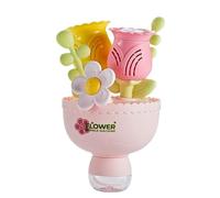 Outdoor Bubble Machine,Bouquet Automatic Blower Machine | Colorful Lighting Portable Play Set, Backyard Games for Camping Wedding Family Fun Outdoor