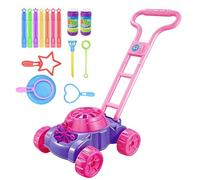 Outdoor Bubble Mower - Summer Gardening Toy, Engaging Movement Feature, Creative Push Bubble Machine Activity | Ideal For Garden Play Preschool Yard Adventures Christmas Birthday Celebrations