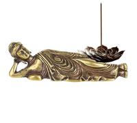 Outdoor Buddha Statue - Zen Idol Crafts, Quiet Carved Shape, Contemplative Figurine Symbol with Happy Aura | Divine Feature for Patio, Meditation Room, Courtyard,