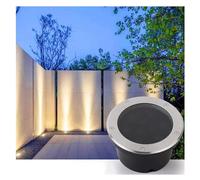 Outdoor Buried Lights - Ground LED Landscape Lamp, 85-265V Honeycomb Tempered Glass Spotlight, IP67 Waterproof Outdoor Floor Lamp, LED Decking Lights