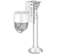 Outdoor Camera Mount, 360° Rotatable Waterproof CCTV Pole Bracket, Adjuble Holder for Farm & Garden, 100-200cm (39.3-78.7in) Surveillance Solut