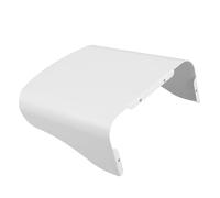 Outdoor Camera Protector Cover Shield with Iron Roof for Security | White Finish, 7x6.3x2.76 Inch Size, Street Monitoring and Patio Use, Easy to Clean