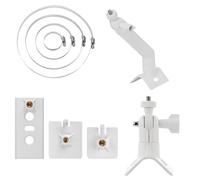 Outdoor Camera Rack 360 Degree Adjustable Positioning Metal Construction for Solar Panel Surveillances Systems Multiple Size Cable Management