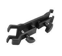 Outdoor Camera Tripod Umbrella Holder Clip Bracket Stand Clamp Photography Accessory Black ABS Sturdy Sturdy Portable Lightweight for Photography Lovers