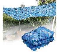 Outdoor Camouflage Net, Military ocean Camo Netting 210D Oxford 1.5m 2m 2.5m 3.0m 3.5m 4.0m 4.5m 5m 5.5m 6m Camo Net for Decorations, Hunting, Camping, Shooting, Car Cover(9.5X9.5m)
