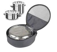 Outdoor Camping Bag, Camping Organiser Bag, Breathable Ergonomic Table Bag, Grey Portable Disk Storage Bag, Wet Bag for Kitchen Utensils, Cookware, Canvas Panels