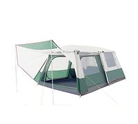 Outdoor camping barbecue tent, two rooms and one living room, multi-person vinyl sunscreen, tents for 8-12 people