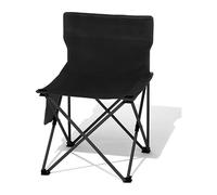 Outdoor Camping Chair, Side Pocket & Carry Bag Included, Enjoy the Outdoors with a Versatile Folding Chair for Camping, Beach, Picnic black Extra Large