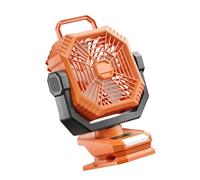 Outdoor Camping Charging Fan USB Lighting Portable Quiet Fishing Camping Stall Night Market 5000/8000mah Rechargeable USB Clip On Fan