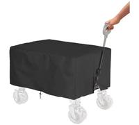Outdoor Camping Folding Wagon Rain Cover 210D/420D Oxford Fabric Waterproof Dustproof Sun Shelter For Picnic Beach Cart For Folding Trolley(210D Oxford cloth,137x56x61cm)