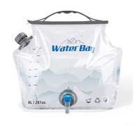 Outdoor Camping Folding Water Storage Bag 8L with Leak Proof Tap, Material Suitable for Drinking Water, Lightweight and Foldable for Hiking and Travel
