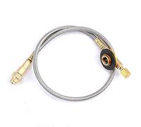 Outdoor Camping Fuel Canister Adaptor Camping/Hiking Stove Butane Gas Adapter Convert Connector (Flat Gas Tank Extension Tube)