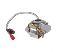Outdoor Camping Gas Stove/Windproof Split Burner 3200W/ Stainless Steel for Hiking Cooking with Space Saving/Adapter Compatible with Trangia and Go System/