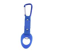 Outdoor Camping Hiking Bottle Holder Aluminium Rubber Buckle Hook Carabiner Blue High Quality Durability