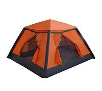 Outdoor Camping Inflatable Tent 2-4P Multicolor with Pump and Bag