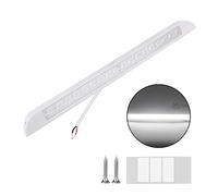 Outdoor Camping Light Equipment Trailer Exterior Lamp 6000k for RV Caravan Interior Wall Lamps 18 LED Awning 12-28V(Bianco)