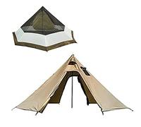 Outdoor Camping Pyramid Tipi Tent Lightweight Teepee Hot Tent for Hunting Backpacking Camping Hiking Family