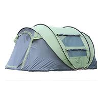 Outdoor camping tent, 3-4/5-8 person automatic pop up tent, waterproof rainproof boat tents, to assemble and open tents, for hiking survival, A-3-4 persons
