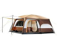 Outdoor Camping Tent Can Accommodate 8 To 12 People, Ample Space,Two-Story Tent,with An Extended Parasol, Rainproof with Sun Protection Features, Resistible Cold Family Camping