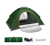 Outdoor Camping Tent | Instant Family Tent Shelter, Waterproof Wind Resistant Solar Shelter Easy Assembly with Carry Bag for Fishing Hiking Travel