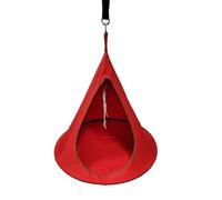 Outdoor Camping Waterproof with Zipper and Anti-mosquitoes Bearing Capacity 100KG for Many People Swing Hammock Hanging Chair red