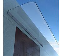 Outdoor Canopy 50x100cm, UV-Resistant Polycarbonate Awning for Doors & Windows, Durable Transparent Cover, Weatherproof Shelter, Easy Installation, Ideal for Home Use