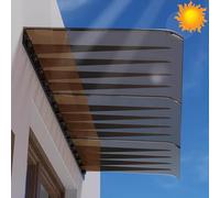 Outdoor Canopy Awning Polycarbonate Door Shelter m Thick Window Cover Brown Awning for Doors & Balconies 50x100cm Size Weather Protection Solution