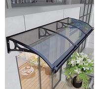 Outdoor Canopy Awning UV-Resistant Rain Shelter for Doors & Windows 80x150cm GrayOutdoor Tettoia Versatile Protection for Entryways & Patios.