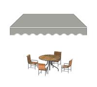 Outdoor Canopy Cover - Waterproof UV-Resistant Fabric for Patio - Retractable Sunshade Without Frame - Multiple Models & Sizes (9.8x8.2ft/3x2.5m)