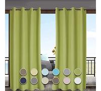 Outdoor Canopy Curtain Panel 230 x 200 cm for Gazebo Patio PergolaWaterproof Windproof Thermal Insulation Light BlockingPerfect for Garden & Patio Doors