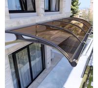 Outdoor Canopy with Aluminum Bracket - Easy Installation for Sun, Rain, and Snow Protection at Doors and Windows