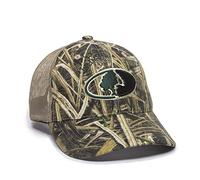 Outdoor Cap MOFS38A, Mossy Oak Shadow Grass Blades Ducks Unlimited Edition/Tan, One Size Fits Most