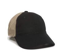 Outdoor Cap Womens Fwt-130 Black/Tan, One Size Fits Baseball, Black/Tan