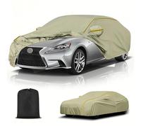 Outdoor Car Cover Custom Fit for Ford Crown Victoria 1991-2011 Waterproof Full Car Cover |All Weather Windproof Rain Snow UV Resists Tears Scratches Car Accessories with Door Zipper