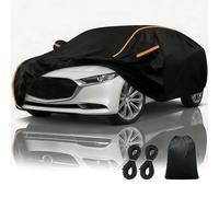 Outdoor Car Covers for Audi A4 (B6 8E) 2000-2004 丨Car Protection Cover Waterproof Anti-scratch Dustproof Close Fitting All Weather for Automobiles丨+ Door Zipper SCF6